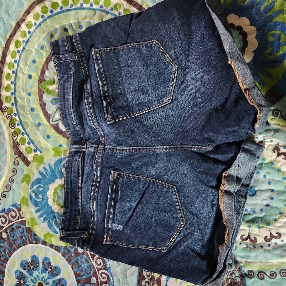 Womens Apt 9 Denim Blue Women's Shorts - Picture 9 of 9